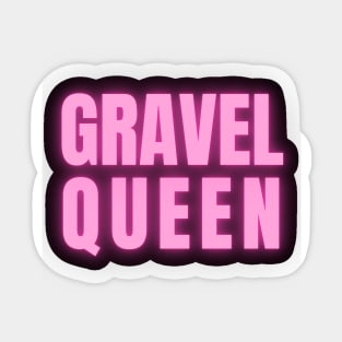 Gravel Queen Sticker, Gravelista Sticker, Queen of Gravel Sticker, Gravel Stickers for Her, Gravelista, Women Who Gravel, Women Gravel, Women's Gravel Bikes, Gravel Gangsta, Gravel Party Sticker